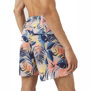 Shorts pour homme en coton mélangé respirant, taille mi-haute, style streetwear, avec logo imprimé personnalisé, pour taille adulte - Product Image 4