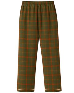 Conjunto de Pijama a Cuadros Verde Oliva Personalizado para Mujer, Ropa de Dormir de Manga Larga con Botones, Ropa de Dormir de Algodón Suave, Conjunto de Dos Piezas para Descansar - Product Image 6