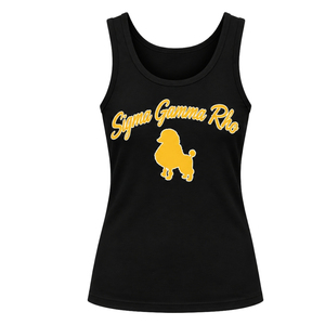Débardeur personnalisé Sigma Gamma Rho pour femmes, avec lettres grecques, sans manches, décontracté, pour l'entraînement, vêtement de sport athlétique, mode - Product Image 1