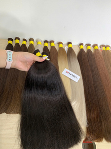 ผมต่อเวียดนามแท้แบบเป็นมัด  แบบดับเบิ้ลดรอน  ฟอกสีแล้ว  ผมต่อแท้สีธรรมชาติ - Product Image 3