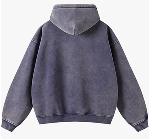 Sweat-shirt à capuche oversize pour homme et femme, fermeture éclair, style Y2K, poches, streetwear décontracté, vêtements d'extérieur, 100% coton, polaire, imperméable - Product Image 4