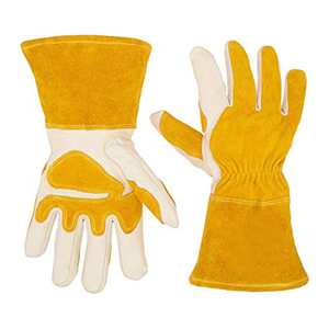 Gants de soudage TIG/MIG en cuir de vachette de qualité supérieure avec doublure en Kevlar, résistants à la chaleur et au feu, pour soudeurs - Product Image 5