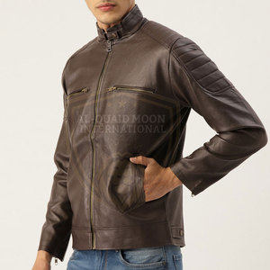 Dernier design de veste en cuir décontractée pour l'hiver, veste en cuir confortable, veste en cuir professionnelle - Product Image 2