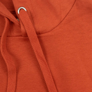 <b>Men's</b> <b>Orange</b> Hooded Fleece Sweatshirt Regular Fit Print Casual Pullover Front Pocket Autumn Wear Eco-Friendly 100% Cotton 400g - Product Image 4