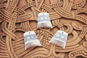 Peine de Cabello de Hueso Tradebyd, Herramienta de Peinado Natural Hecha a Mano, Desenredador de Cabello Suave para Uso en Salón y en Casa - Product Image 2