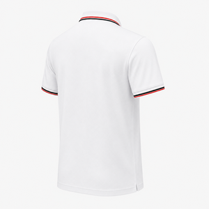 Customize Men White Contrast Stripe Polo <b>Shirt</b> Soft Breathable Short Sleeve Casual Summer <b>Collar</b> <b>T</b> <b>Shirt</b> for Sports Daily Wear - Product Image 2