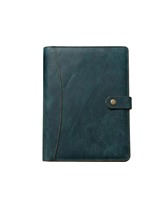 Porte-documents en cuir fait main, organiseur professionnel, porte-documents, porte-carte de visite, bloc-notes, accessoires de bureau