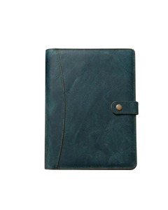 Handmade Leather Portfolio Organizer Professional Document <b>Folder</b> Resume Holder <b>Card</b> Case Writing Pad for Office Meeting - Product Image 1