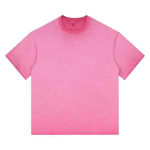 Camiseta Oversize de Algodón 100% para Hombre, Estilo Vintage con Lavado Ácido, Hombros Caídos, 230 g/m², Personalizable al por Mayor - Product Image 1