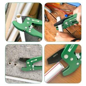 Coupe-tube PVC manuel rotatif ISKU de haute qualité, 42 mm, poignée en alliage d'aluminium, lame SK5, coupe-tube industriel robuste et léger - Product Image 6