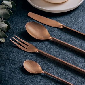 Ensemble de couverts en or de luxe, directement de l'usine, fournisseur de vaisselle pour mariage et banquet - Product Image 5