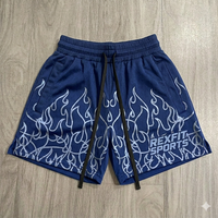 Shorts de sport Rexfit personnalisés avec logo, respirants, pour entraînement en salle, shorts de basket-ball en mesh pour hommes, tissu léger, shorts athlétiques de qualité supérieure