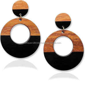 Pendientes de Resina Topsale 2024, Diseño Moderno, Artesanía, Joyería Geométrica Redonda para Chicas, Regalo de Moda UCI - Product Image 6