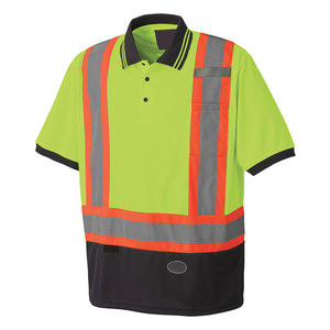 Custom Pattern High-visibility T-<b>shirt</b> Dry Wick Lightweight Reflective Safety Vest Clothing Traffic Clothing High Visibility - Product Image 1