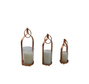 Traditional Design Handmade Hot Selling New Luxury Metal <b>Lantern</b> Customized Shape <b>Set</b> of 3 Metal <b>Lantern</b> - Product Image 1