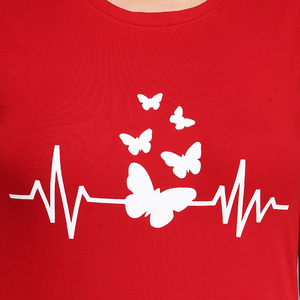 Customized Latest Design Women Short Sleeves Round Neck Color <b>Blank</b> Printed Polyester Eco-Friendly Quick Dry T Shirts for Women - Product Image 6