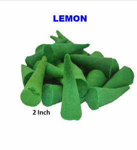 Natural Lemon Backflow Eco-friendly Aromatic Wood <b>Incense</b> <b>Cones</b> (Green)-Wholesale From Ankit Impex - Product Image 1