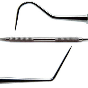 Sonde dentaire en acier inoxydable 6/23 à double extrémité, instrument de diagnostic réutilisable, outil de 5,1 pouces pour l'évaluation parodontale et l'examen buccal - Product Image 1