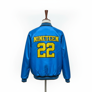 wholesale custom embriodry logo varisty <b>jacket</b> for men in multi colors - Product Image 2