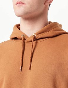 Sudadera con Capucha para Hombre, de Forro Polar, Color Sólido, con Bolsillo y Logotipo en la Manga Izquierda, Corte Regular, Estilo Casual para Otoño - Product Image 4