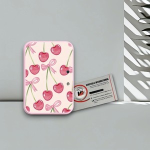 Plaques à cils en acrylique rose cerise écologiques de haute qualité, forme diamant, rectangle, carré, magnétiques, pour la fabrication de cils personnalisés de Noël - Product Image 4