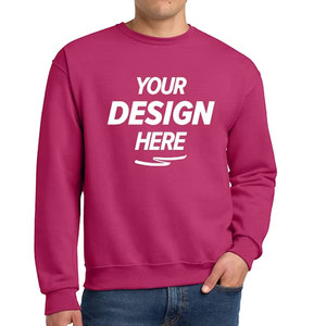 Sweat-shirt à col rond décontracté pour homme en molleton technique, avec logo personnalisé, grandes tailles, vente en gros, fabricant de sweat-shirts pull pour homme - Product Image 4