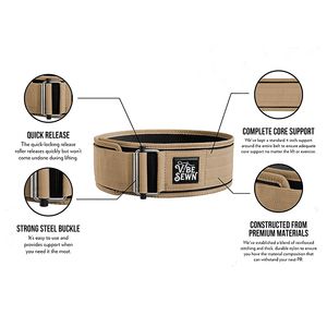 Ceinture de musculation personnalisée avec logo pour la musculation, la force athlétique, la musculation pour hommes - Product Image 3