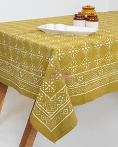 Mantel Rectangular de Algodón de Primera Calidad con Estampado Floral a Mano, para Bodas, Hogar o Fiestas - Product Image 3