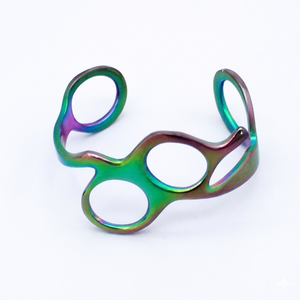 High Quality Barber Hairdressers Hair Scissors <b>Bracelet</b> Multi/<b>Rainbow</b> Color Premium Quality Stainless Steel - Product Image 3