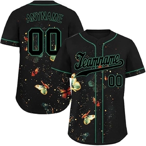 Maillots de baseball personnalisés par sublimation, vêtements de sport respirants pour équipes et clubs - Product Image 1