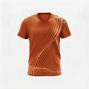 Camisetas Formales Extra Grandes para Hombre, 100% Algodón, Cuello Redondo, Manga Corta, Transpirables, de Secado Rápido, Tejido de Punto con Estampado Digital - Product Image 3