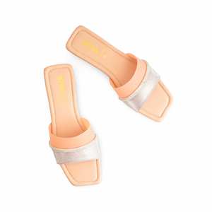 Zapatillas informales de melocotón para mujer - Product Image 1