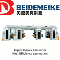 Machine de laminage automatique sans solvant de 1250 mm avec contrôle de tension PLC pour emballages flexibles