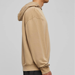 Wholesale Premium 100% Cotton Pullover Hoodies Logo Print Design Heavyweight French Terry Anti-Wrinkle Hoodies Style for Men - Product Image 4