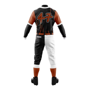 Ensemble de maillots de baseball et de softball unisexes personnalisés, respirants, à manches courtes, antibactériens, imprimés, protection UV, anti-humidité - Product Image 5