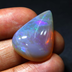 โอปอลธรรมชาติจากออสเตรเลีย โอปอลคูเบอร์เพดีแบบเม็ดเดี่ยว สีฟ้าไฟ งานแฮนด์เมดสำหรับทำเครื่องประดับ - Product Image 1