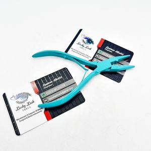 Pince d'extension de cheveux durable en acier inoxydable de qualité chirurgicale professionnelle Micro perles outil de Logo personnalisé cheveux durables - Product Image 5