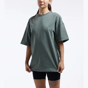 เสื้อยืดผู้หญิง AL-TAUL IMPEX รุ่นคัสตอมสำหรับฤดูร้อน แฟชั่นคุณภาพสูง เสื้อยืดโอเวอร์ไซส์ผ้าฝ้าย 100% สำหรับผู้หญิง - Product Image 1