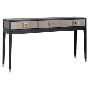 Mesa Consola Moderna de Madera Maciza con Tres Cajones de Almacenamiento, Hecha a Mano, Duradera, Fácil de Montar, Mueble para Entrada o Sala de Estar - Product Image 3