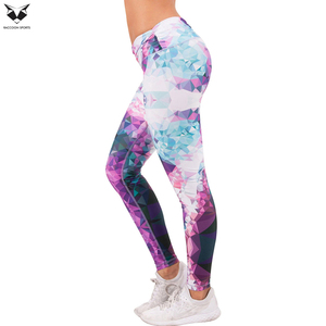Pantalones de compresión personalizados al por mayor, elásticos, de alto rendimiento, leggings de fitness de la mejor calidad para mujer - Product Image 2