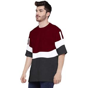 T-shirt Crop Fit Boxy personnalisable unisexe pour homme 100% coton Jersey Drop Shoulder Summer Oversize Clothing-Plus Size - Product Image 3