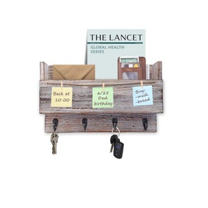 Wooden <b>Key</b> <b>Hook</b> Elegant Residential <b>Wall</b> Companion Crafted to Celebrate Organized Living with Timeless Decorative Style - Product Image 1