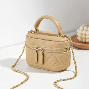 Premium PU Geometric <b>Single</b> Strap <b>Quilted</b> Luxury Women's Shoulder Crossbody Handbag Boutique Designer Purse Daily Commuting OEM - Product Image 3