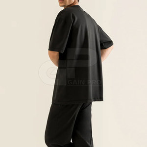 T-shirts pour hommes en tissu doux inspiré des tendances, 100 % coton, conçus pour la salle de sport, l'entraînement, l'usage quotidien et le style streetwear décontracté. - Product Image 6