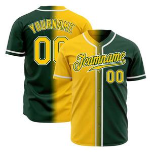 Maillots de baseball personnalisés 100 % polyester pour hommes, chemises d'arbitre, uniformes de softball, respirants, unisexes, avec logo brodé – Vente en gros - Product Image 6