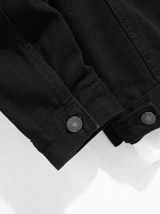 New Men's Winter Denim Jacket with <b>Stand</b> Collar Breathable & Eco-Friendly High Quality - Product Image 5