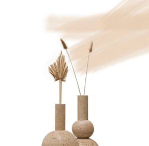 Jarrón de Travertino, Objeto Decorativo Figurativo, Centro de Mesa, Decoración para Estantería, Decoración para Mesa de Centro, Decoración para Consola - Product Image 2