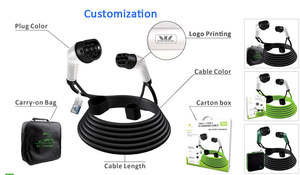 ZSWINNER Nuevo Cable de Carga Portátil para Vehículos Eléctricos Tipo 2 Estándar Europeo Personalizado, Nivel 2, Aleación de Cobre Plateada, 3.5KW-22kW, IP65, TPU, 16A - Product Image 4