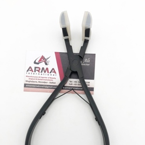 Professional Matte Black L Shape <b>Tape</b>-in Hair Extensions Stainless Steel Pliers for Easy Hair Extension Installation with logo - Product Image 3