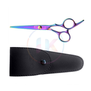 Rainbow Color Sharp Blade Hair Styling Tools <b>Left</b> <b>Handed</b> <b>Scissors</b> Custom Branding Acceptable Barber Shears - Product Image 5